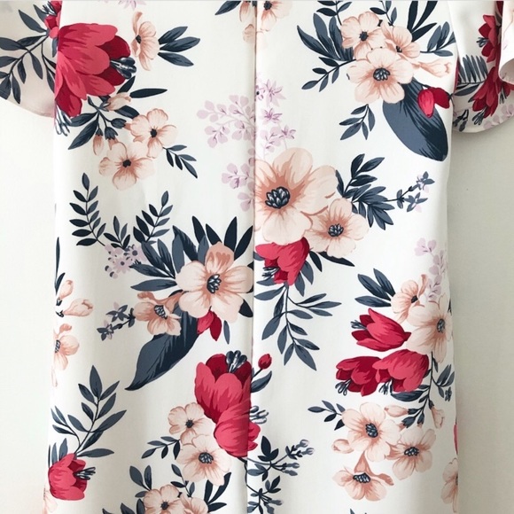 Ann Taylor Petite Floral Shift Dress - Picture 6 of 6